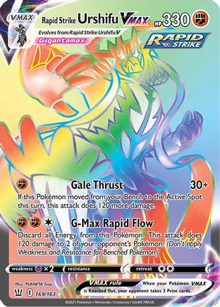Image of Rapid Strike Urshifu VMAX (169/163) [Sword & Shield: Battle Styles]