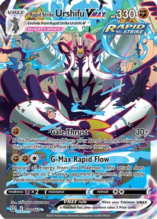 Image of Rapid Strike Urshifu VMAX (170/163) [Sword & Shield: Battle Styles]