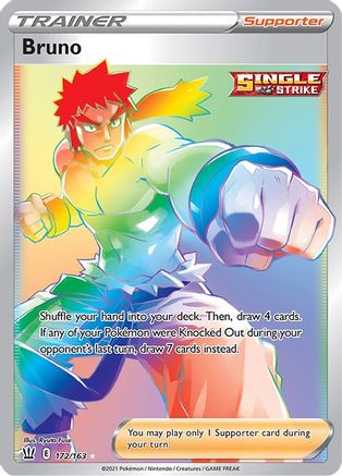 Image of Bruno (172/163) [Sword & Shield: Battle Styles]