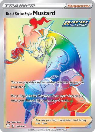 Image of Rapid Strike Style Mustard (176/163) [Sword & Shield: Battle Styles]