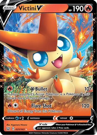 Image of Victini V (021/163) [Sword & Shield: Battle Styles]
