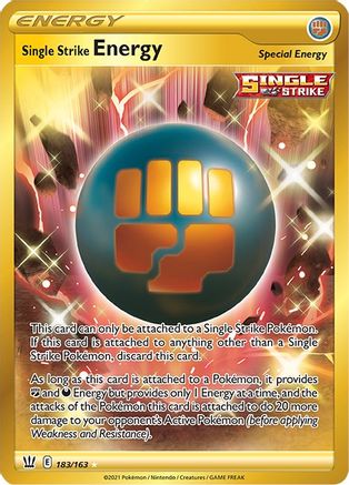 Image of Single Strike Energy (183/163) [Sword & Shield: Battle Styles]
