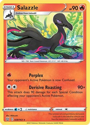 Image of Salazzle (028/163) [Sword & Shield: Battle Styles]