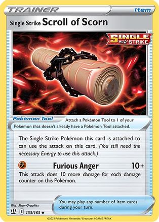 Image of Single Strike Scroll of Scorn (133/163) [Sword & Shield: Battle Styles]