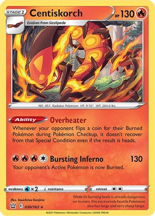 Image of Centiskorch (030/163) [Sword & Shield: Battle Styles]