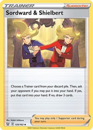 Image of Sordward & Shielbert (135/163) [Sword & Shield: Battle Styles]
