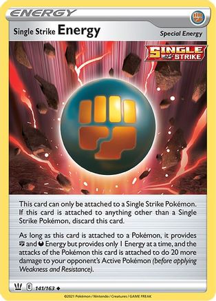 Image of Single Strike Energy (141/163) [Sword & Shield: Battle Styles]