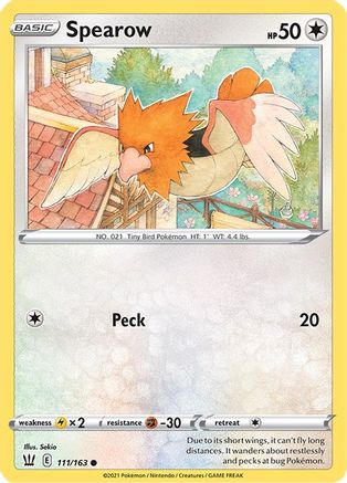 Image of Spearow (111/163) [Sword & Shield: Battle Styles]