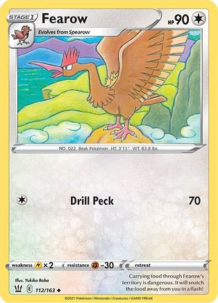 Image of Fearow (112/163) [Sword & Shield: Battle Styles]