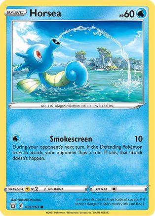 Image of Horsea (031/163) [Sword & Shield: Battle Styles]