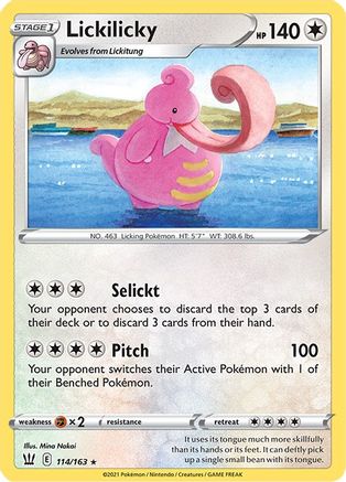 Image of Lickilicky (114/163) [Sword & Shield: Battle Styles]