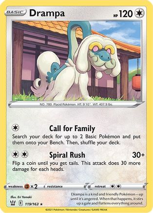 Image of Drampa (119/163) [Sword & Shield: Battle Styles]