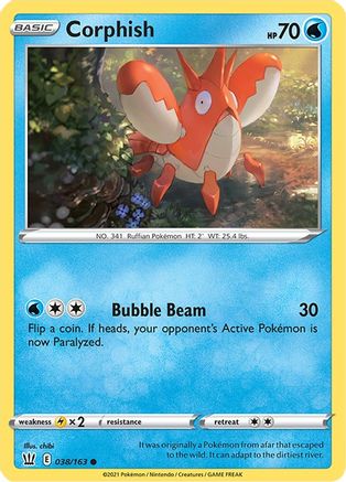 Image of Corphish (038/163) [Sword & Shield: Battle Styles]