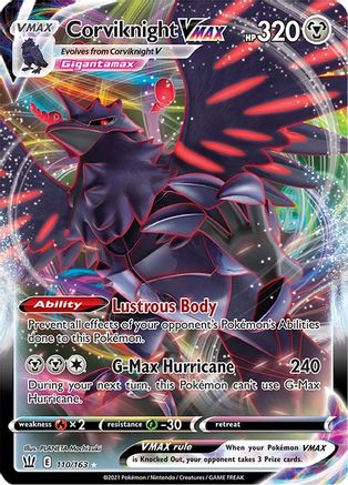 Image of Corviknight VMAX (110/163) [Sword & Shield: Battle Styles]