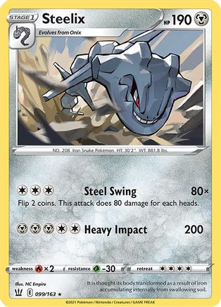 Image of Steelix (099/163) [Sword & Shield: Battle Styles]