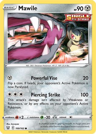 Image of Mawile (100/163) [Sword & Shield: Battle Styles]