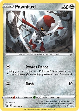 Image of Pawniard (103/163) [Sword & Shield: Battle Styles]