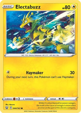 Image of Electabuzz (044/163) [Sword & Shield: Battle Styles]