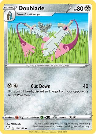 Image of Doublade (106/163) [Sword & Shield: Battle Styles]