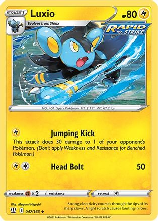 Image of Luxio (047/163) [Sword & Shield: Battle Styles]