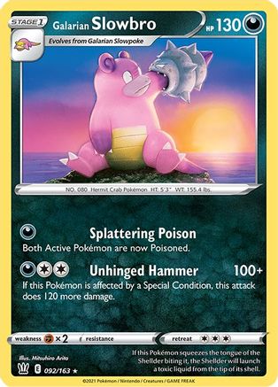 Image of Galarian Slowbro (092/163) [Sword & Shield: Battle Styles]