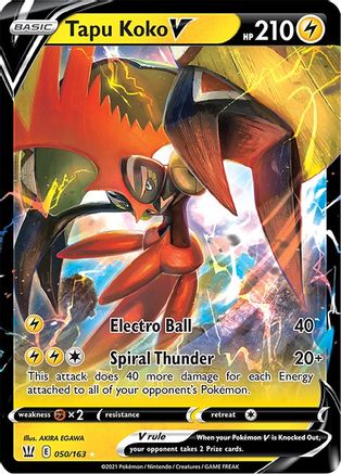 Image of Tapu Koko V (050/163) [Sword & Shield: Battle Styles]