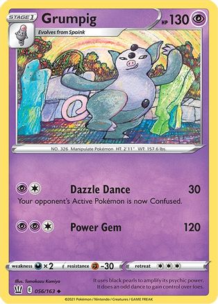 Image of Grumpig (056/163) [Sword & Shield: Battle Styles]