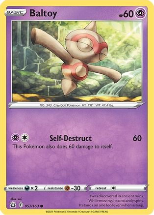 Image of Baltoy (057/163) [Sword & Shield: Battle Styles]