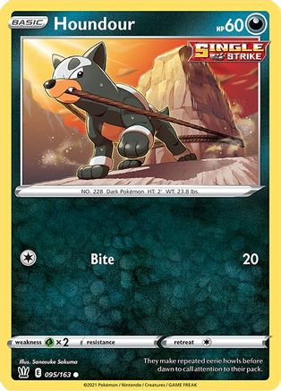 Image of Houndour (095/163) [Sword & Shield: Battle Styles]