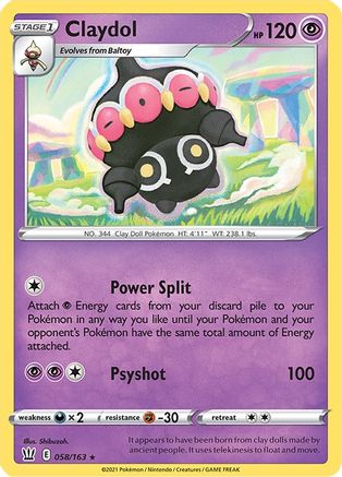 Image of Claydol (058/163) [Sword & Shield: Battle Styles]