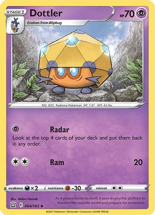 Image of Dottler (064/163) [Sword & Shield: Battle Styles]