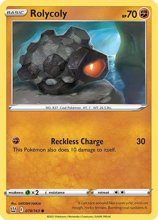 Image of Rolycoly (078/163) [Sword & Shield: Battle Styles]