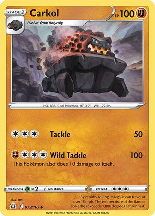 Image of Carkol (079/163) [Sword & Shield: Battle Styles]