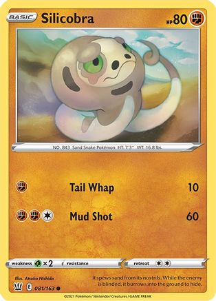 Image of Silicobra (081/163) [Sword & Shield: Battle Styles]