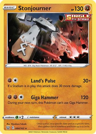 Image of Stonjourner (084/163) [Sword & Shield: Battle Styles]