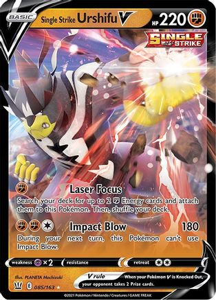Image of Single Strike Urshifu V (085/163) [Sword & Shield: Battle Styles]
