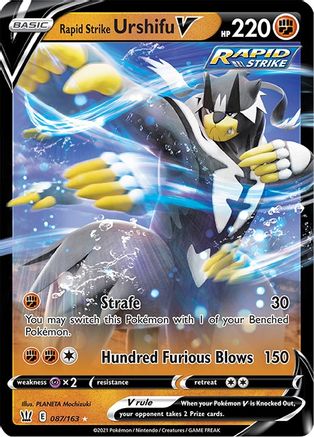 Image of Rapid Strike Urshifu V (087/163) [Sword & Shield: Battle Styles]