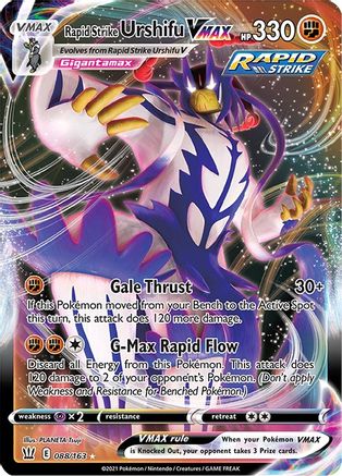 Image of Rapid Strike Urshifu VMAX (088/163) [Sword & Shield: Battle Styles]