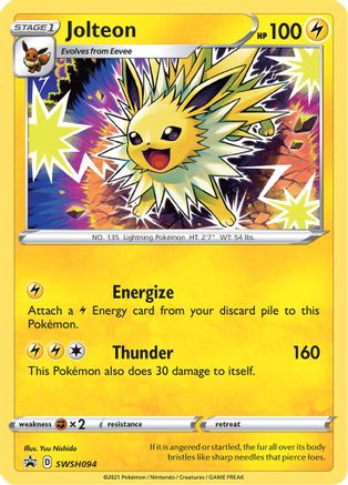 Image of Jolteon (SWSH094) [Sword & Shield: Black Star Promos]