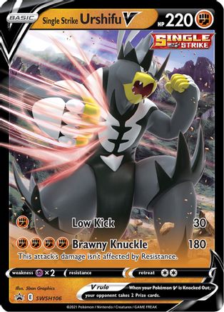 Image of Single Strike Urshifu V (SWSH106) [Sword & Shield: Black Star Promos]