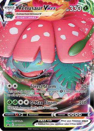 Image of Venusaur VMAX (SWSH102) [Sword & Shield: Black Star Promos]