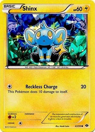 Image of Shinx (43/99) (Cracked Ice Holo) (Blister Exclusive) [Black & White: Next Destinies]