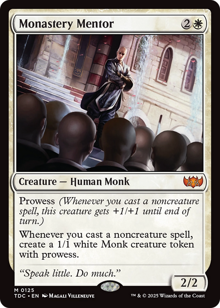 Image of Monastery Mentor [Tarkir: Dragonstorm Commander]