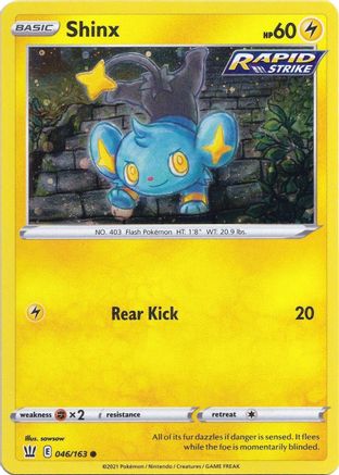 Image of Shinx (046/163) (Cosmos Holo) [Sword & Shield: Battle Styles]