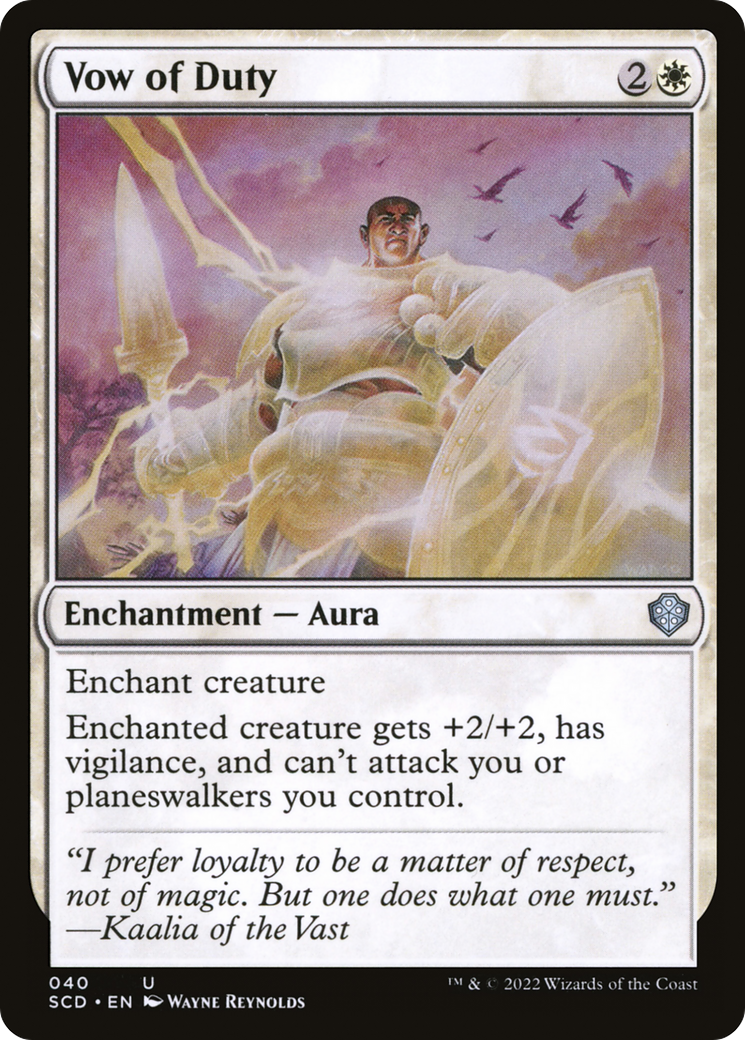 Image of Vow of Duty [Starter Commander Decks]