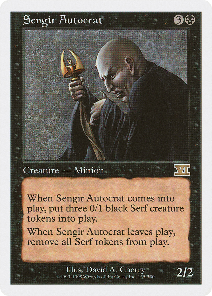 Image of Sengir Autocrat [Classic Sixth Edition]