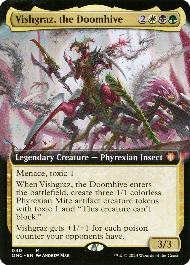 Image of Vishgraz, the Doomhive (Extended Art) [Phyrexia: All Will Be One Commander]