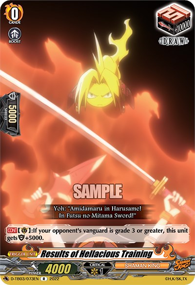 Image of Results of Hellacious Training (D-TB03/073EN) [Shaman King]
