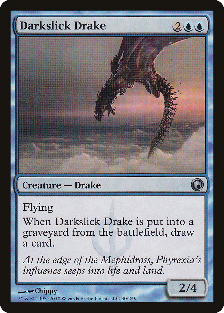 Image of Darkslick Drake [Scars of Mirrodin]
