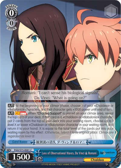Image of Loss of Observational Waves, Da Vinci & Romani (FGO/S75-E091 C) [Fate/Grand Order Absolute Demonic Front: Babylonia]